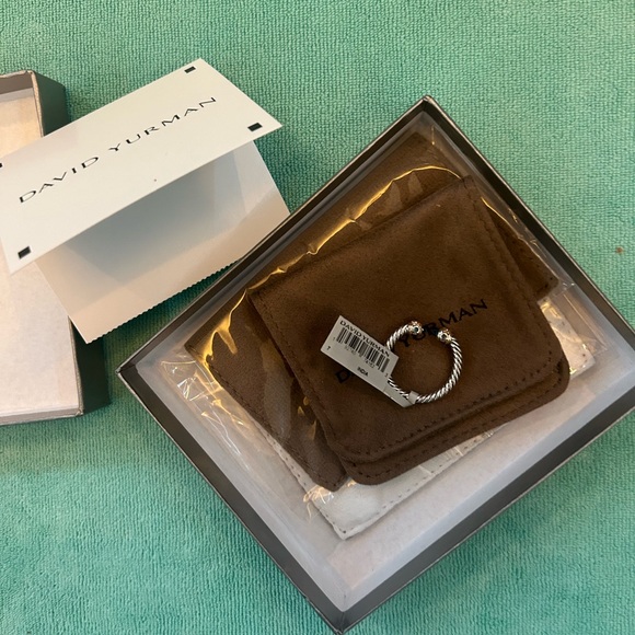 Brand new David Yurman renaissance ring Hampton blue topaz in sterling silver - Picture 6 of 8